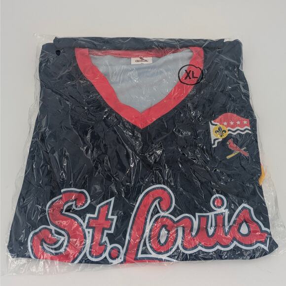 St. Louis Cardinals Soccer Style Jersey New Adult XL City SC Soccer Baseball MLB - Picture 3 of 7